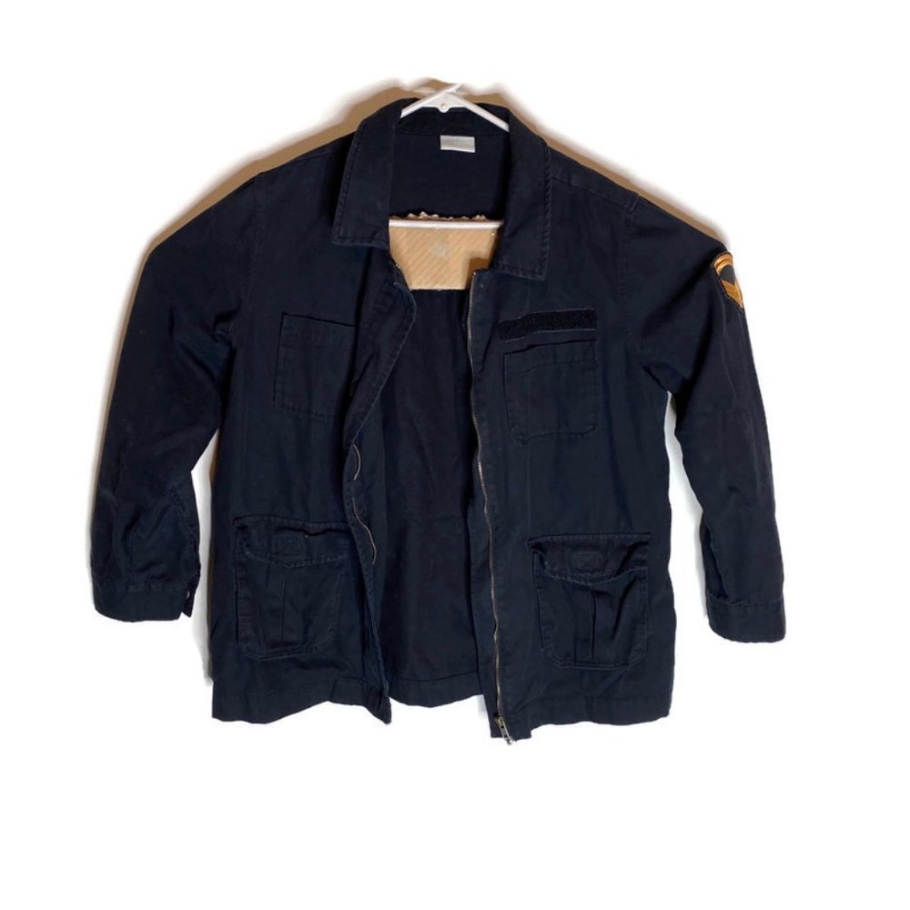 Abound Military Style Jacket with Velcro Sz M